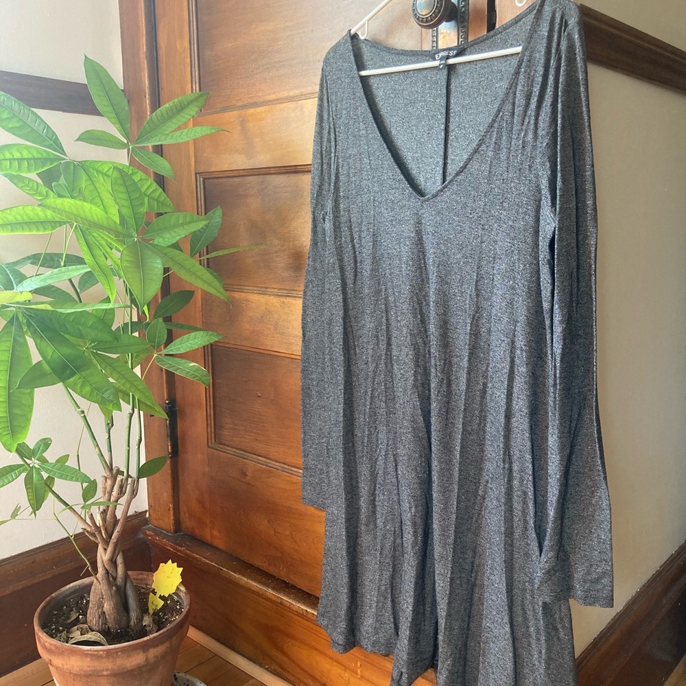 Express Grey Dress (Medium)